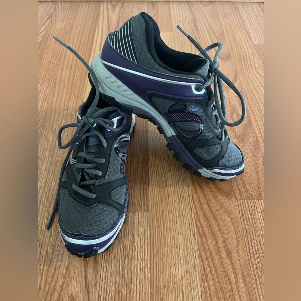 Pearl Izumi Women's X-ALP Seek V Mountain Bike Shoes Grey/Black/Purple Size 40